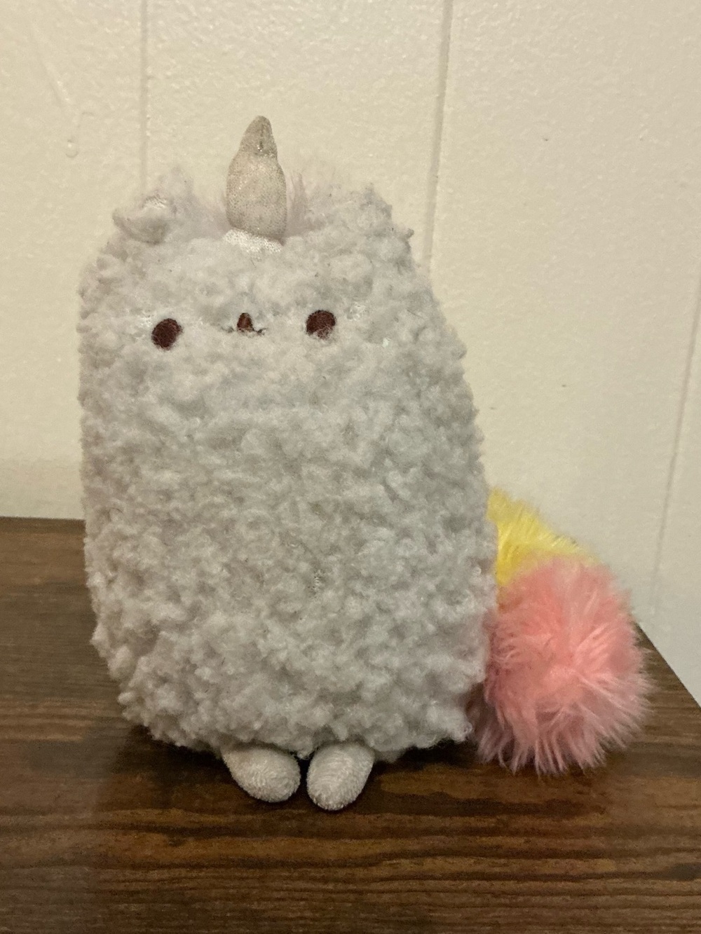 A Rare HTF GUND Pusheen Stormy Unicorn Stuffed Animal Plush Toy
